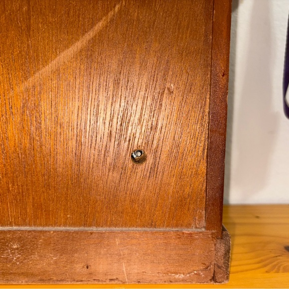 Wooden Storage Cabinet with Drawer - Picture 5 of 6